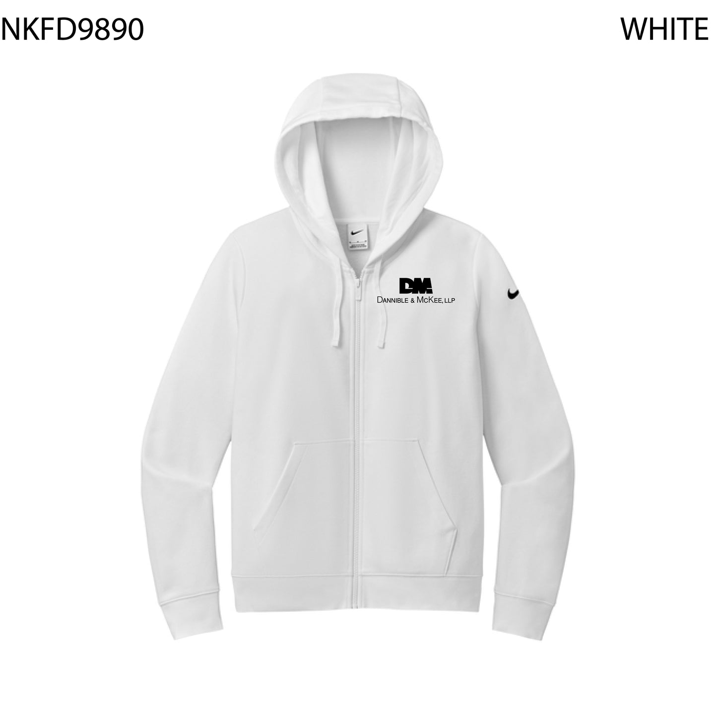 Nike Women's Club Fleece Sleeve Swoosh Full-Zip Hoodie