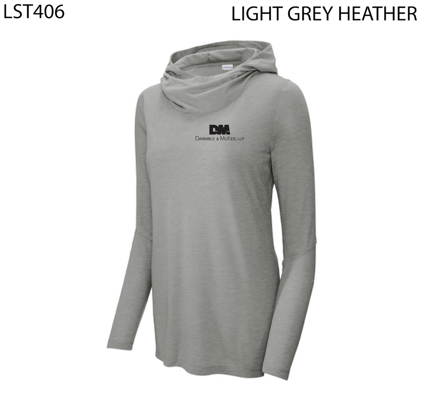 Sport-Tek® Women's PosiCharge ® Tri-Blend Wicking Long Sleeve Hoodie