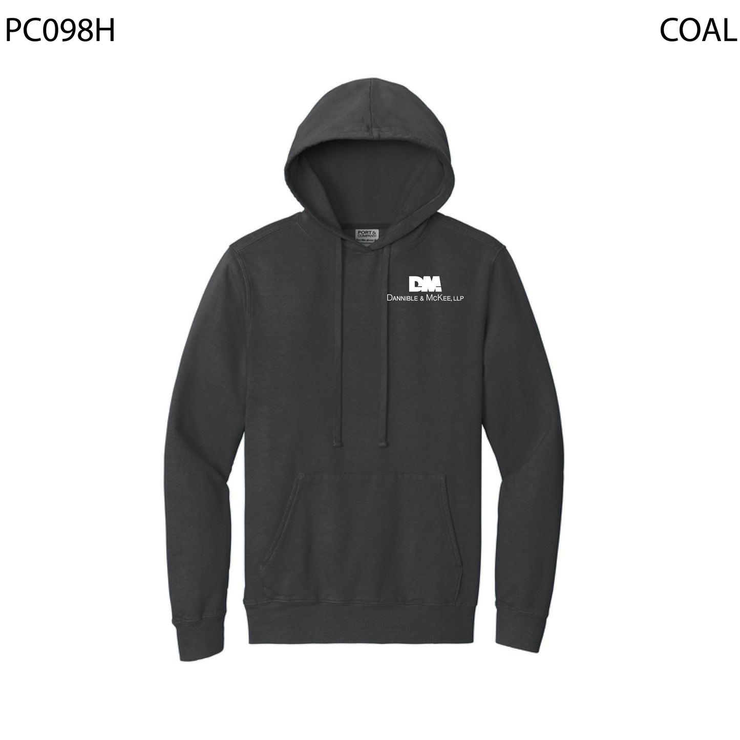 Port & Co™ Beach Wash® Garment-Dyed Pullover Hooded Sweatshirt