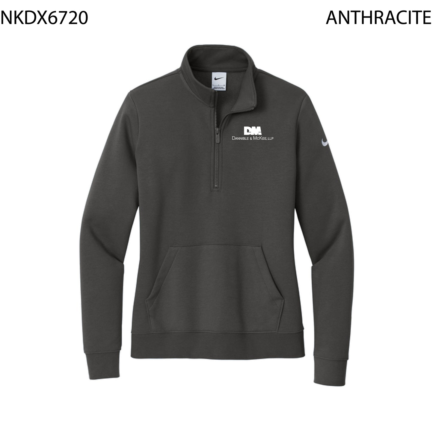 Nike Women's Club Fleece Sleeve Swoosh 1/2-Zip