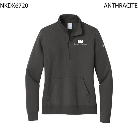 Nike Women's Club Fleece Sleeve Swoosh 1/2-Zip