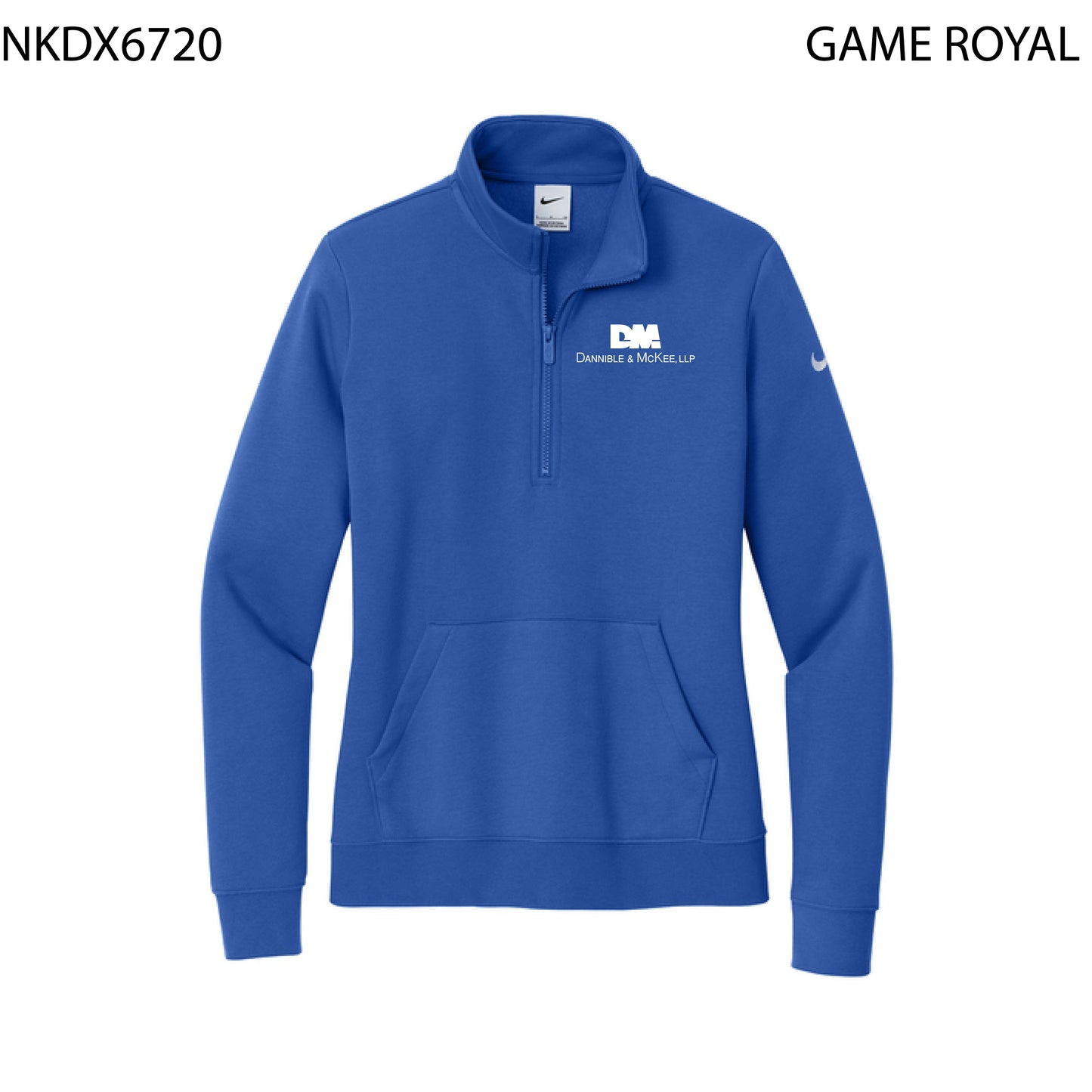 Nike Women's Club Fleece Sleeve Swoosh 1/2-Zip