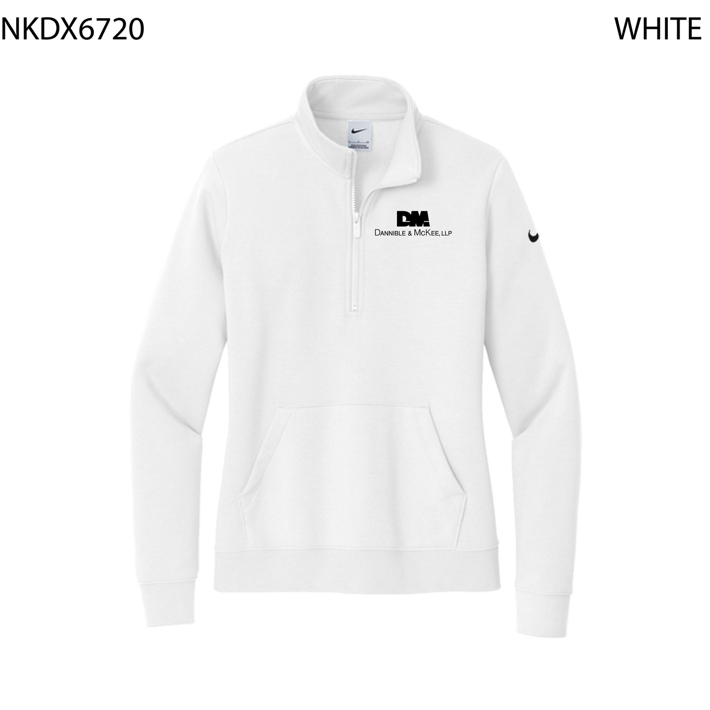 Nike Women's Club Fleece Sleeve Swoosh 1/2-Zip
