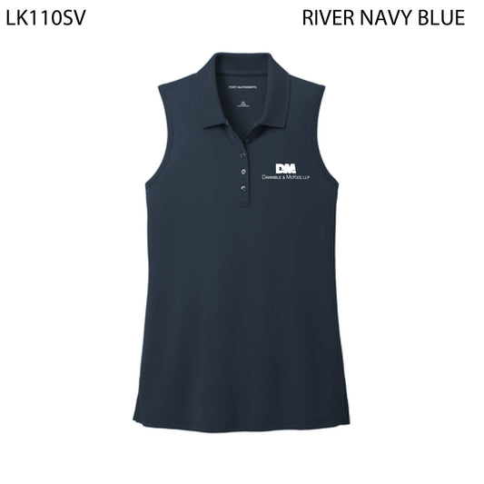 Port Authority® Women's Dry Zone® UV Micro-Mesh Sleeveless Polo