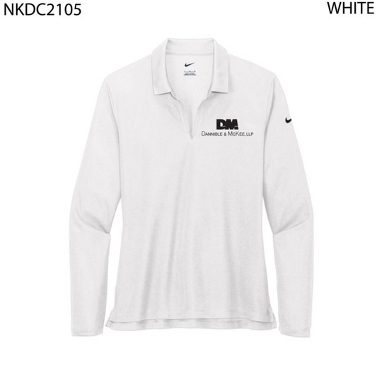 Nike Women's Dri-FIT Micro Pique 2.0 Long Sleeve Polo